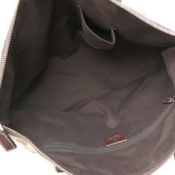 Gucci GG Abby Tote Bag Canvas Beige Brown - Picture 6 of 9